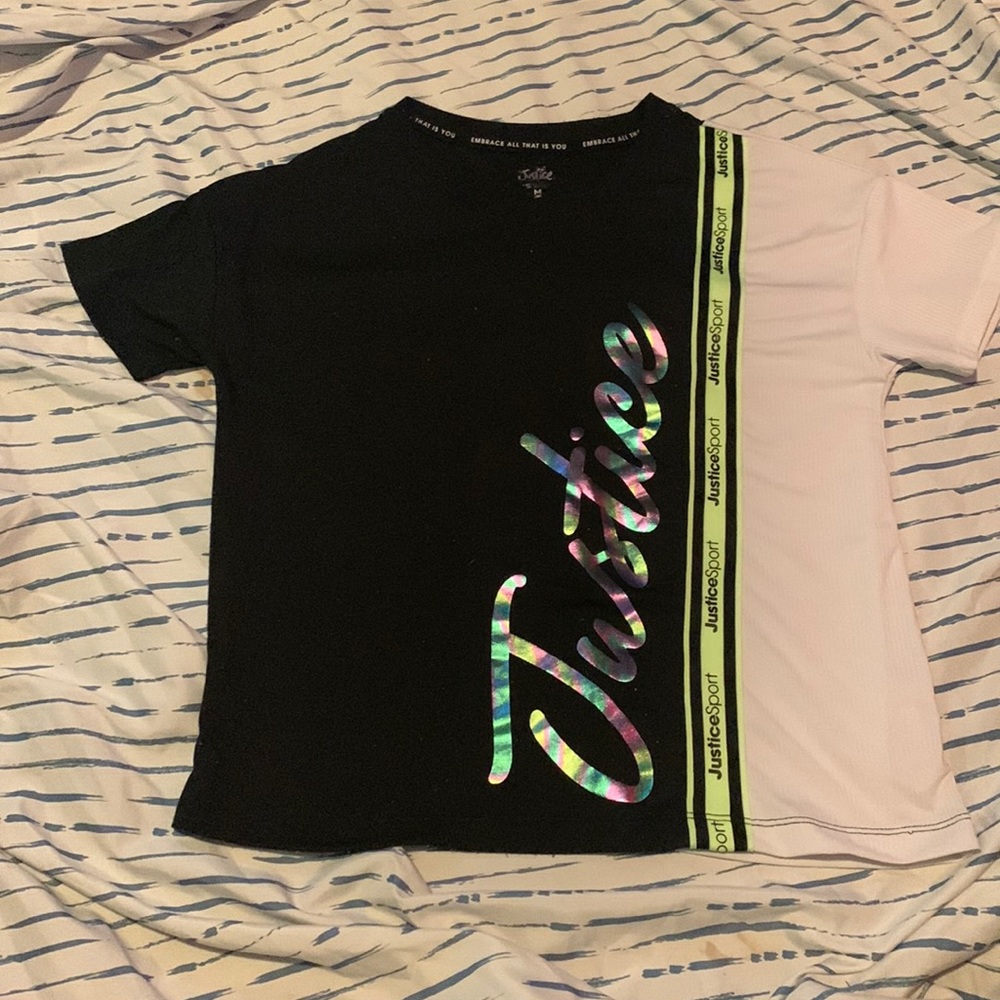 This is a justice sports top! We got this about 3 weeks ago if anyones wondering